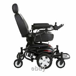 Titan AXS Mid-Wheel Power Wheelchair, 22x20 Captain Seat