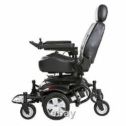 Titan AXS Mid-Wheel Power Wheelchair, 22x20 Captain Seat