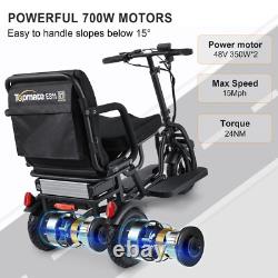 TopMate ES11 Electric Mobility Scooter 3 Wheel for Adult Senior 700W Dual Motor