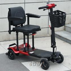 TopMate USED Electric Mobility Scooter 4 Wheel for Senior Adults Lightweight Red
