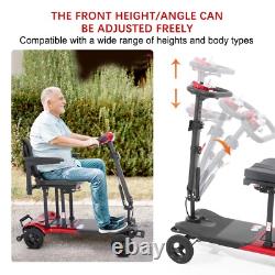 TopMate USED Electric Mobility Scooter 4 Wheel for Senior Adults Lightweight Red
