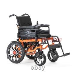 US Electric Wheelchair Intelligent Foldable Motorized Powerchair All Terrain New