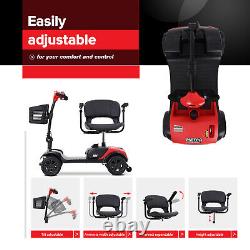 US Mobility Scooter for Seniors Foldable Electric Powered Wheelchair Lightweight