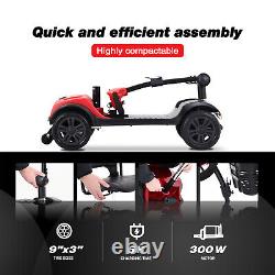 US Mobility Scooter for Seniors Foldable Electric Powered Wheelchair Lightweight