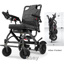 USA 38LB Lightweight Foldable Electric Wheelchair Intelligent FDA 300LB Payload