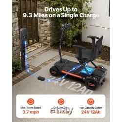 Uimoso 4-Wheel Electric Mobility Scooter with Foldable Design for Easy Transport