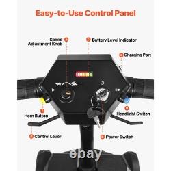 Uimoso 4-Wheel Electric Mobility Scooter with Foldable Design for Easy Transport