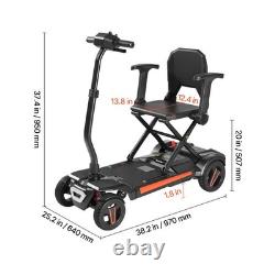 Uimoso 4-Wheel Electric Mobility Scooter with Foldable Design for Easy Transport