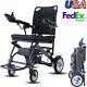 Ultra Lightweight Travel Electric Wheelchair Folding Portable Powerchair 6a 24v