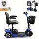 Verpal 3-wheel Folding Mobility Scooter Electric Wheelchair Seniors Home Travel