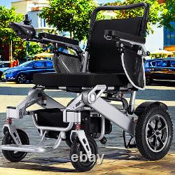 VERPAL Intelligent Lightweight Foldable Electric Wheelchair Comfotable Big Space