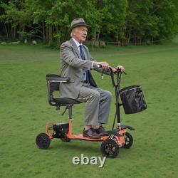 VEVOR 4-Wheel Folding Mobility Scooter Electric Mobility Scooter 265lbs Capacity