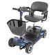 Vive 4 Wheel Electric Powered Heavy Duty Compact Wheelchair Device Blue