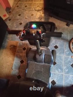 Vive 4 Wheel Electric Powered Heavy Duty Compact Wheelchair Device Blue