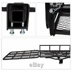Wheelchair Carrier Ramp Mobility Scooter Rack Power Lift Electric Hitch Steel