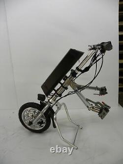 Wheelchair motor attachment, wheel cycle, electric wheelchair, mobility scooter