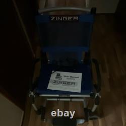 Zinger ZR-10.1 Foldable Electric Powerchair Blue Aluminum 3 Wheels 3 Speeds