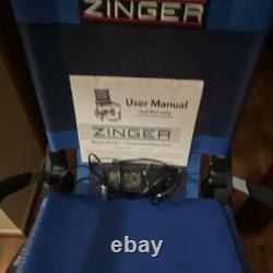 Zinger ZR-10.1 Foldable Electric Powerchair Blue Aluminum 3 Wheels 3 Speeds