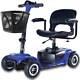 Zip'r Roo 4-wheel Long Range Battery Foldable Portable Mobility Scooter