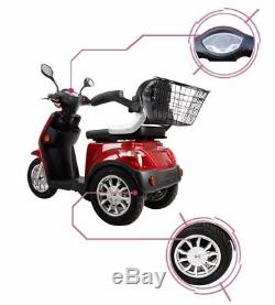 2020 Emoto USA Electric Scooter 600w 60v Mobilité Tricycle Fauteuil Roulant 16 Mph