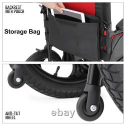 2PCS Fauteuils roulants électriques pliants à batterie Scooter de mobilité médicale Voyage à domicile