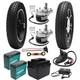2x Moteur De Fauteuil Roulant électrique 24v 250w + Roue De 12 Pouces + Scooter De Mobilité 6-dzm-20