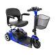 3 Wheeled Mobility Scooter Electric Powered Wheelchair Device Compact Pour Les Voyages
