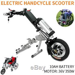 350w Électrique Kit De Conversion En Fauteuil Roulant Vélo À Main + 10ah Batterie Scooter Mobilité