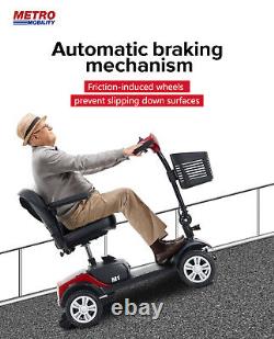 4 Roues De Mobilité Scooter Power Wheel Chaise Appareil Électrique Compact Voyage Pour Adultes