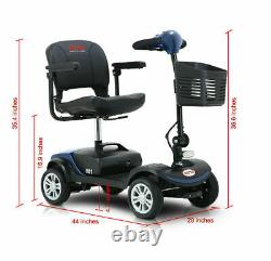 4 Roues Jardin Extérieur Léger Compact De Mobilité Scooters Powered Fauteuil Roulant