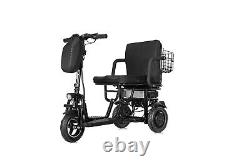 700W 3 roues Portable Double Motor Folding Electric Power Mobility pour adultes