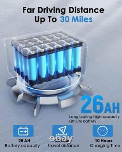 Autonomie de voyage de 30 miles, fauteuil roulant électrique pour adultes approuvé par les compagnies aériennes