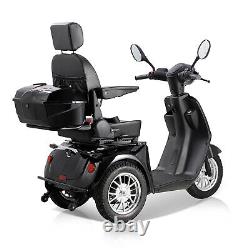 Batterie de scooter de mobilité à trois roues de 800W 60V 20AH pour personnes âgées en noir
