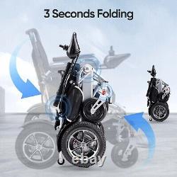 Capacité de 330 livres Fauteuil roulant électrique pliable intelligent Tout-terrain Scooters