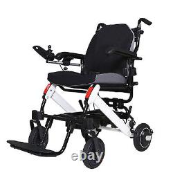 Chaise roulante électrique légère pliable avec commande à distance, fauteuil roulant électrique portable