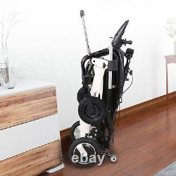 Chaise roulante électrique légère pliable avec télécommande - MobiliLL