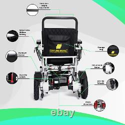 Chaise roulante électrique légère pliable robuste et durable