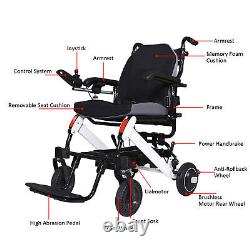 Chaise roulante électrique légère pliante avec commande à distance et batterie amovible Mobili5B