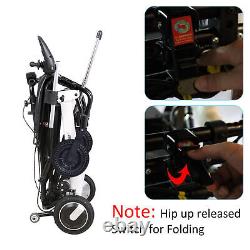 Chaise roulante électrique légère pliante avec commande à distance et batterie amovible Mobili5B