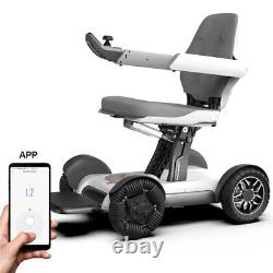 Chaise roulante électrique pliable automatique pour personnes âgées et handicapées avec scooter de mobilité 25km