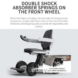 Chaise roulante électrique pliable automatique pour personnes âgées et handicapées avec scooter de mobilité 25km