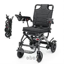 Chaise roulante électrique pliable intelligente légère pour seniors adultes en avion