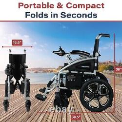 Chaise roulante électrique pliante Zipr Transport Lite Foldable Power Wheelchair