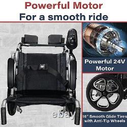 Chaise roulante électrique pliante Zipr Transport Lite Foldable Power Wheelchair