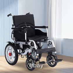 Chaise roulante électrique pliante de 500W avec 18 pouces de largeur, scooter tout terrain robuste de haute puissance