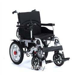 Chaise roulante électrique pliante de 500W avec 18 pouces de largeur, scooter tout terrain robuste de haute puissance