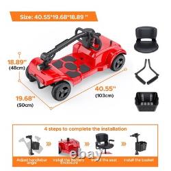 ENGWE Trottinettes de mobilité pliantes Électrique fauteuil roulant mobile pour seniors