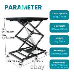 Élévateur de fauteuil roulant électrique portable pour voitures, pesant seulement 29 lbs, supportant 130 lbs