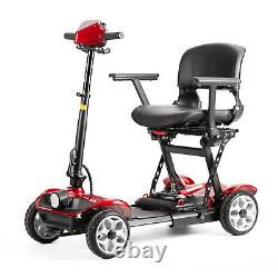 Fauteuil Roulant Électrique 24V 12AH Scooter Mobilité Motorisé Portable à 4 Roues NOUVEAU