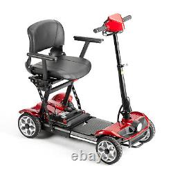 Fauteuil Roulant Électrique 24V 12AH Scooter Mobilité Motorisé Portable à 4 Roues NOUVEAU